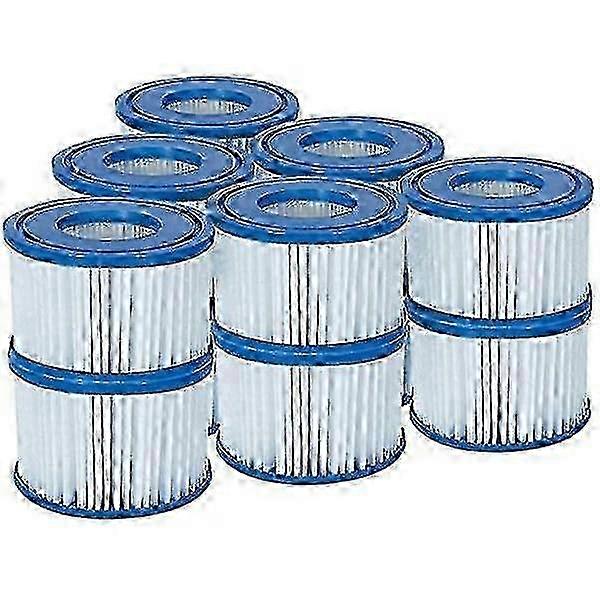 e Lay-Z-Spa Hot Tub Filter Cartridge VI for all Lay-Z-Spa models - 6 x Twin Pack (12 filters) Z