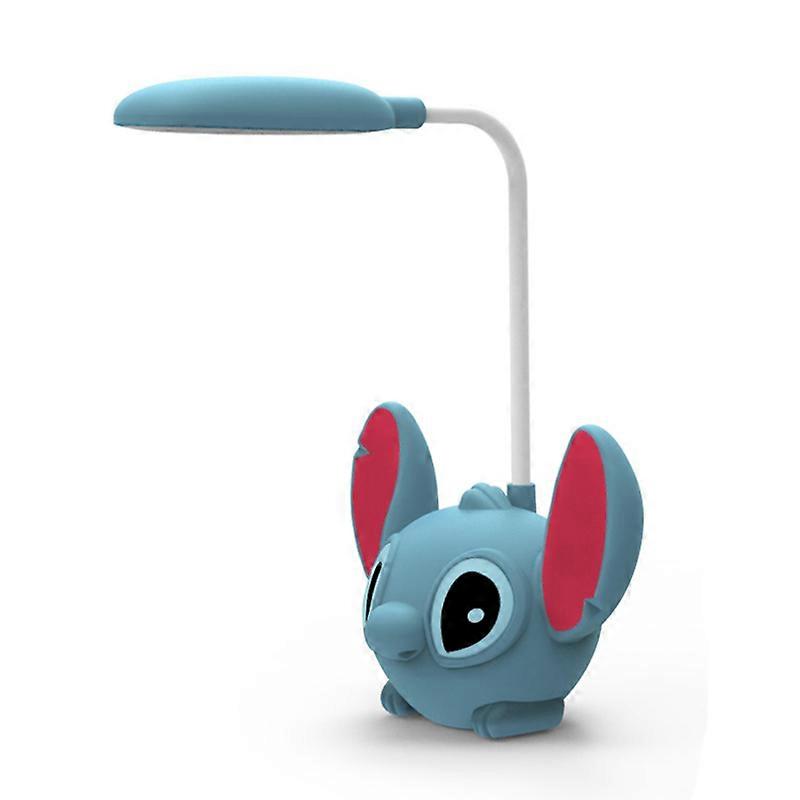 Lilo & Stitch Led Desk Lamp With Pencil Sharpener Foldable Light Cute Desk Lamp Usb Recharge Light Gift From Classmates