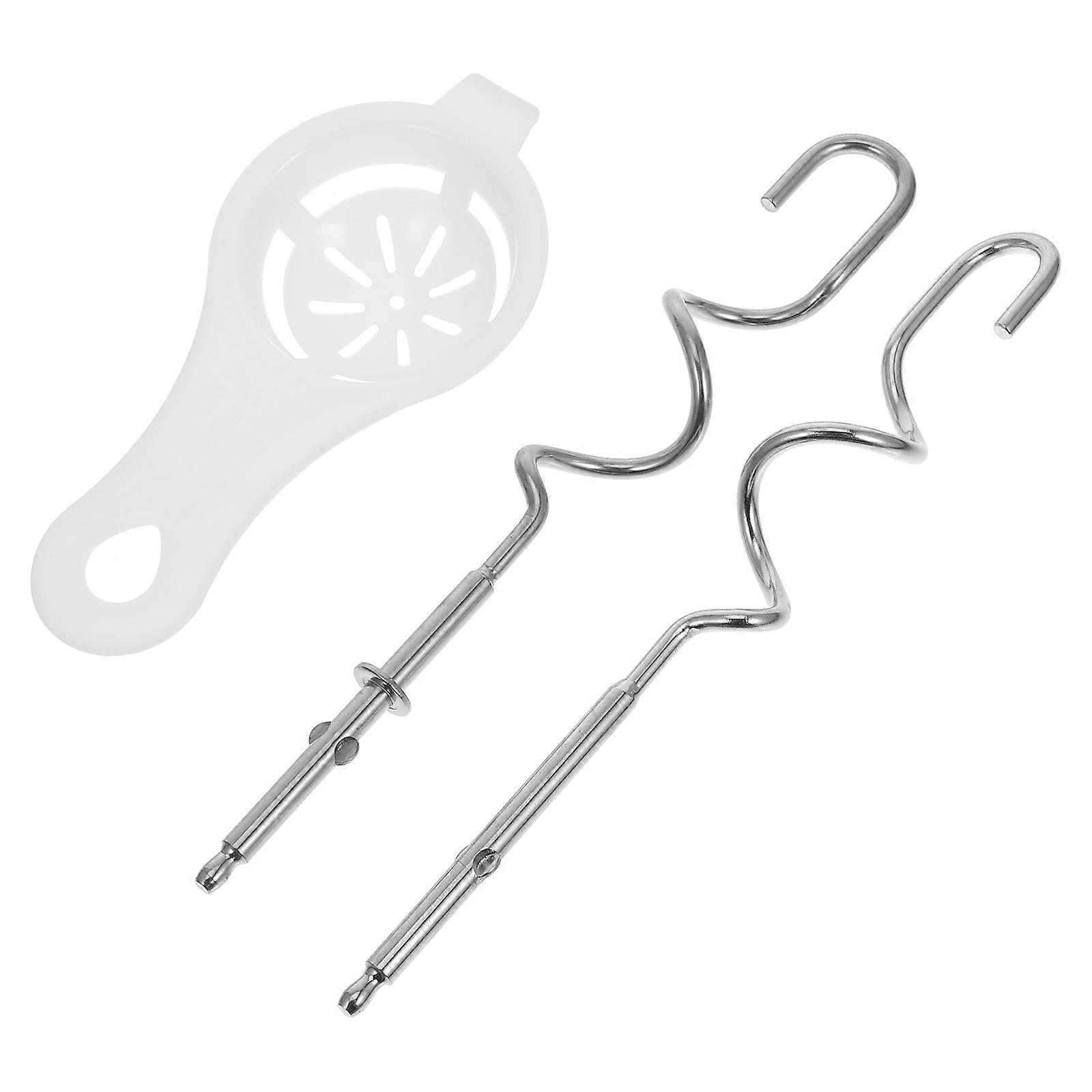 Stainless Steel Dough Hook Set for Hand Mixer Replacement 1Set
