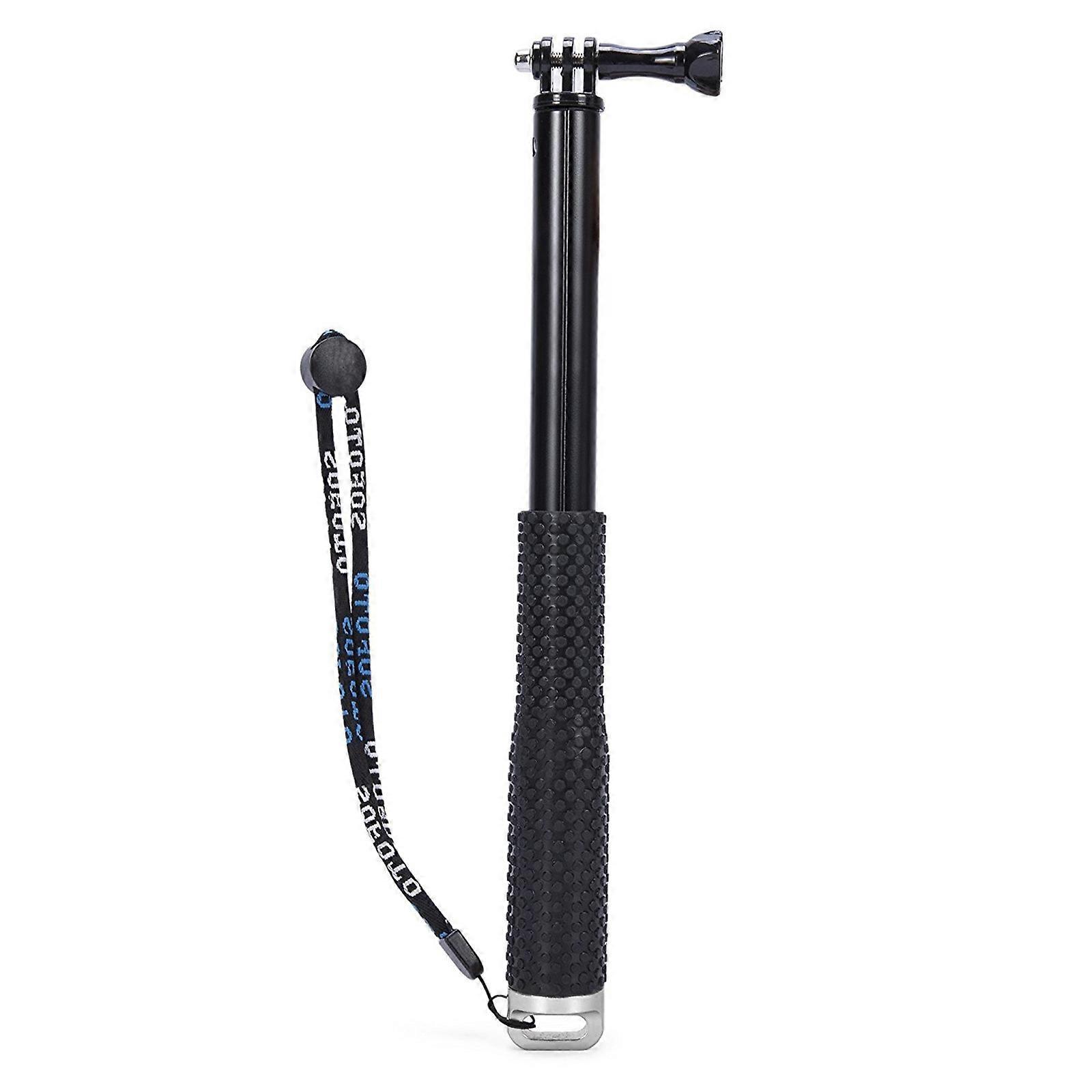 Adjustable Selfie Stick Extension Poles Monopod for Most Action Camera up to 19 Inches  Sliver