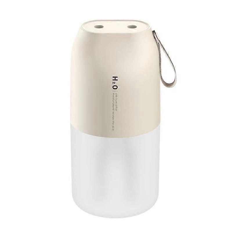 Portable Dual-Spray Humidifier with USB Night Light