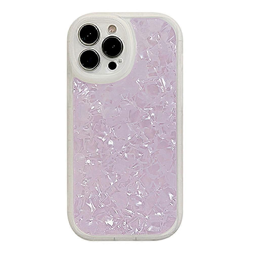 For iPhone 15 Pro TPU Case with Shell Pattern Shockproof Phone Back Cover