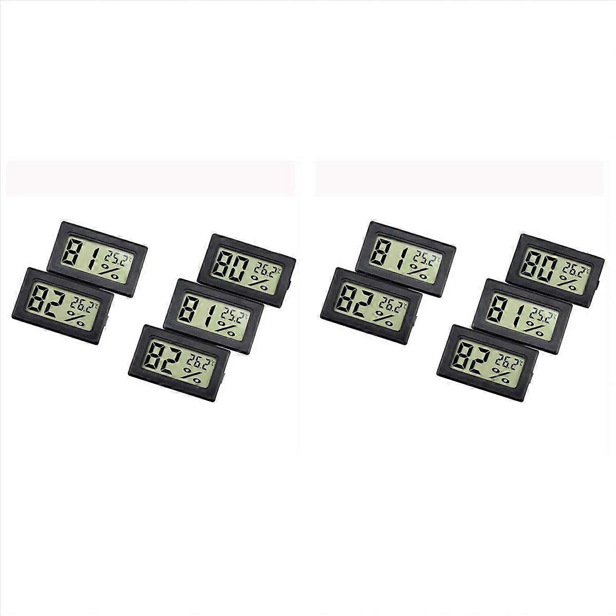 5 Pack Mini Digital Thermometer Hygrometer, Indoor Digital Electronic