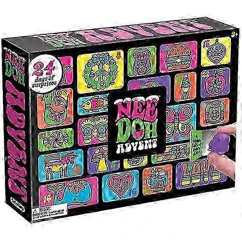 Needoh Advent Calendar 2025 Squishy Toy Countdown Calendar 24 Days Christmas Stress Relief Fidget Toys Gift Box, Happy H