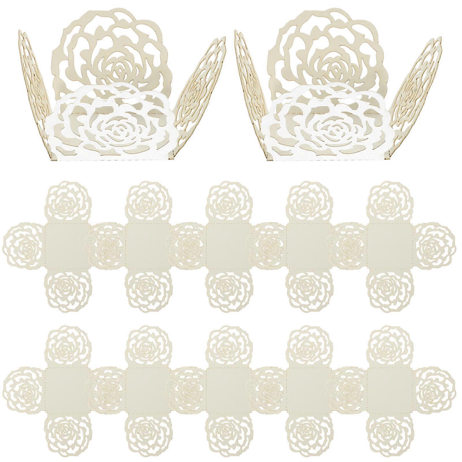 Decorative Chocolate Wrapper for Candy Packaging 150Pcs Hollow Cups