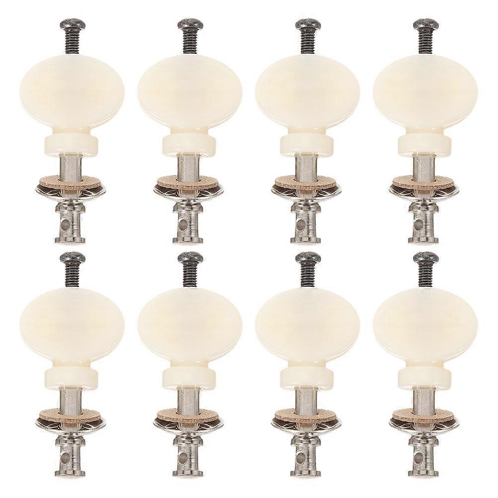 Ukulele Replacement Tuning Pegs for Consistent Tuning 8Pcs White