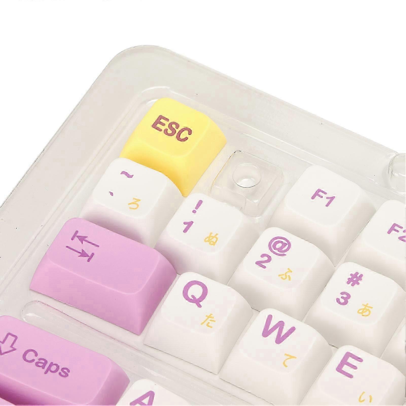 XDA 130 Keys PBT Dye-Sublimated Keycap Set for 84 87 96 98 100 104 108 Keys Mechanical Keyboard