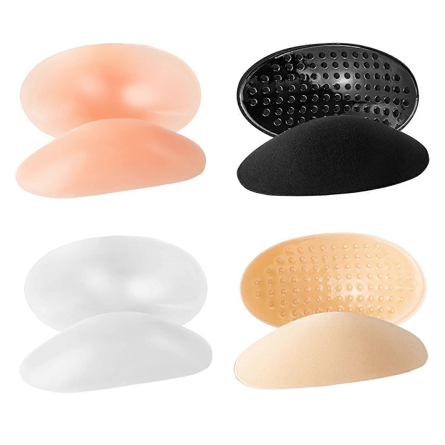 4 Pairs Shoulder Pads for Women Soft Shoulder Push-up Pads Adhesive Enhancer Pad Anti-Slip
