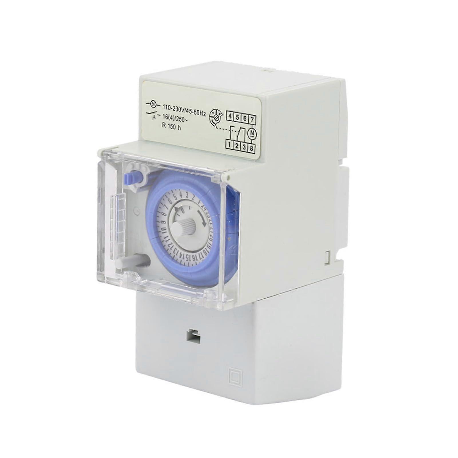 SUL181H 24 Hour Analog Mechanical Timer with Pulse Motor for Lighting and Equipment Scheduling