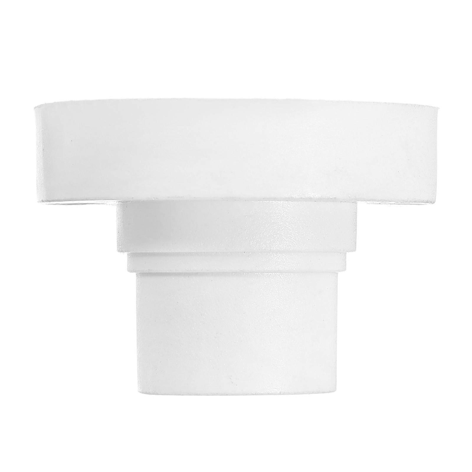 White PC Material E14 Bulb Socket for Home Use Ideal for Table Lamps and Wall Lights 1 Pack