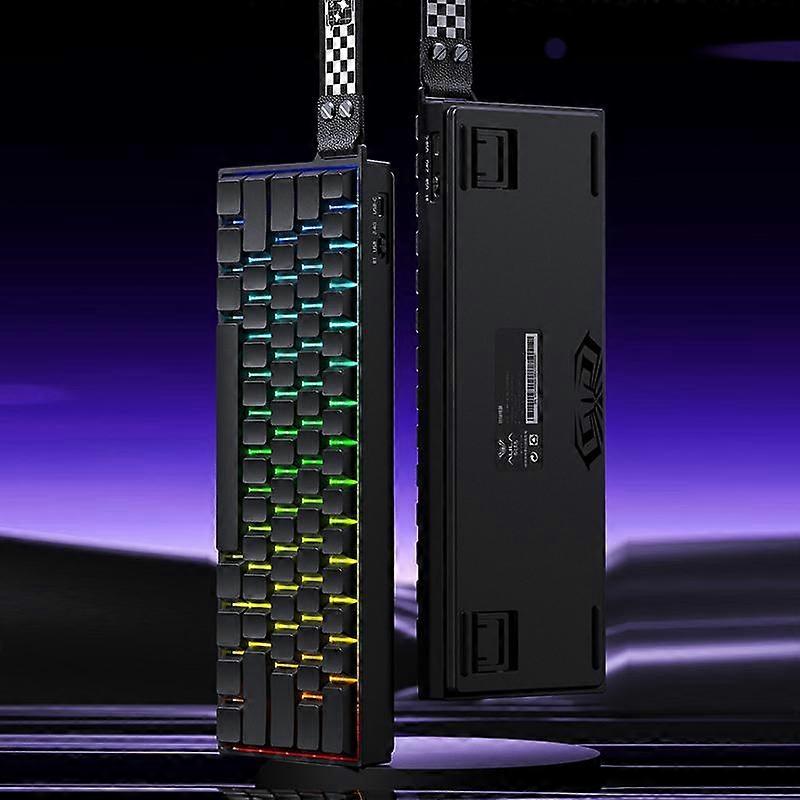AULA MINI60 HE Pro 61 Keys RGB Wireless Game Mechanical Keyboard