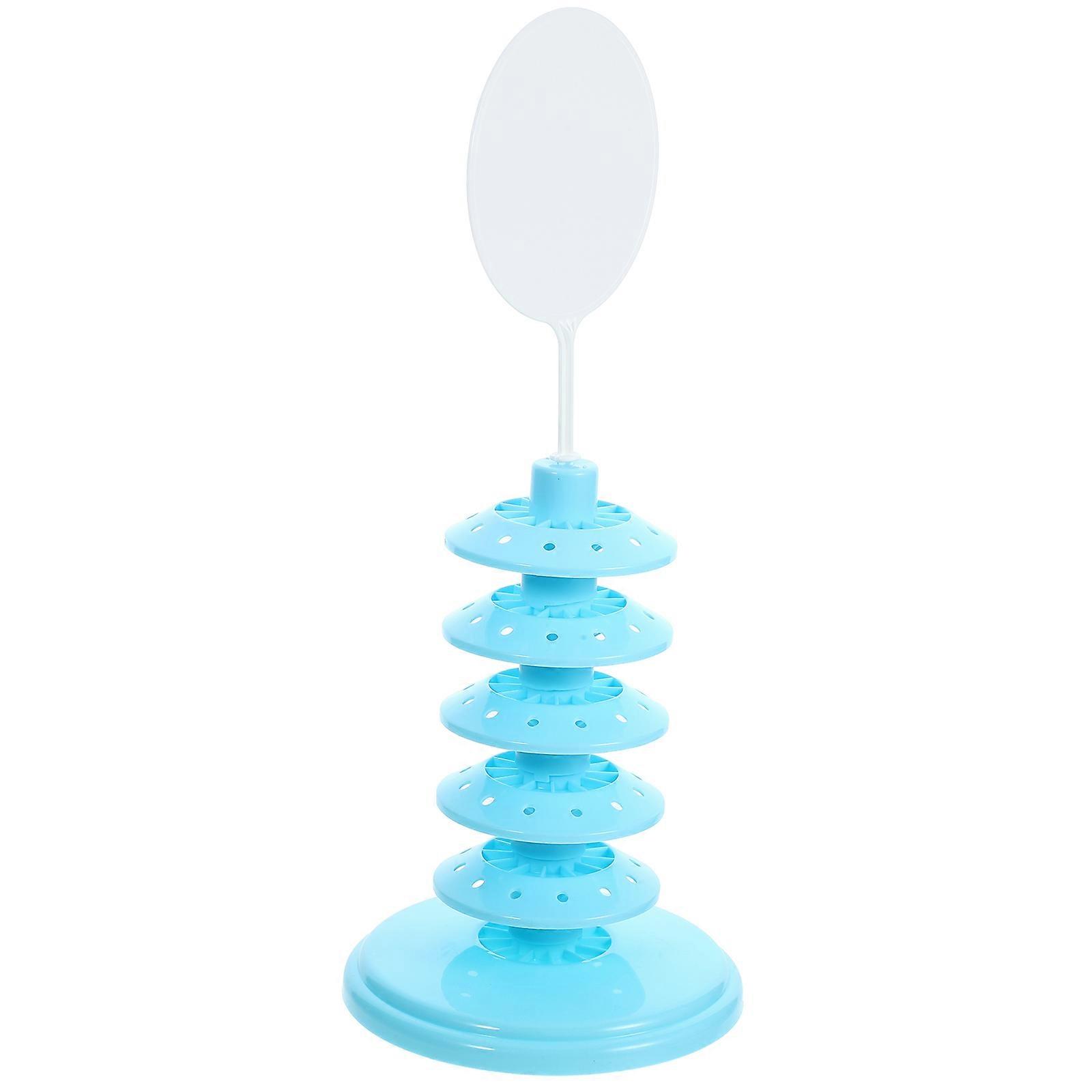 Multi-Tier Lollipop Stand for Party Use Blue 4Pcs PP Holder