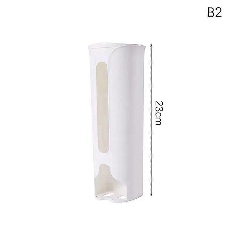 Kitchen Plastic Bag Storage Rack Wall Hanging Bathroom Garbage Bag Storage Box