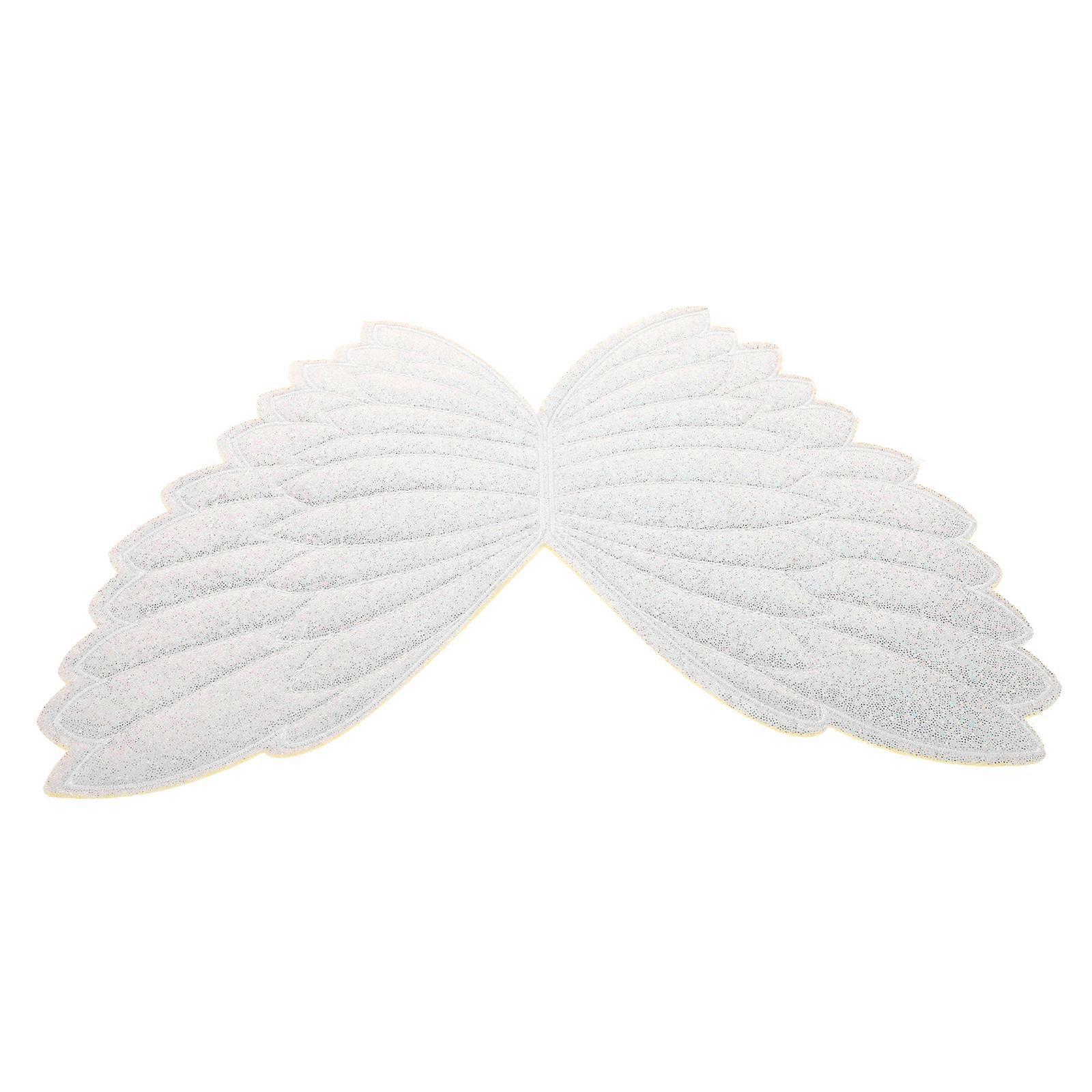 White Cloth Wing Patch for Clothing Applique DIY Sewing Patch