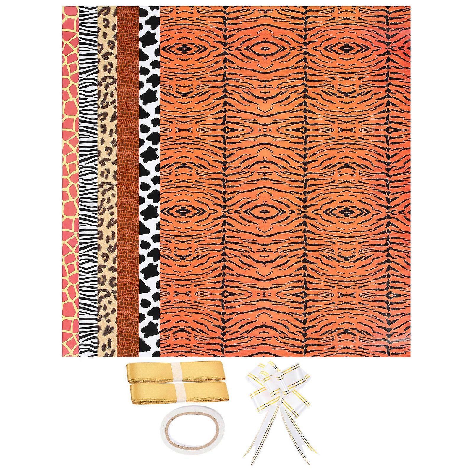 Wrappings Paper Sheets 6 Sheets Rectangular Gift Packaging Material For Children Teenagers Adults