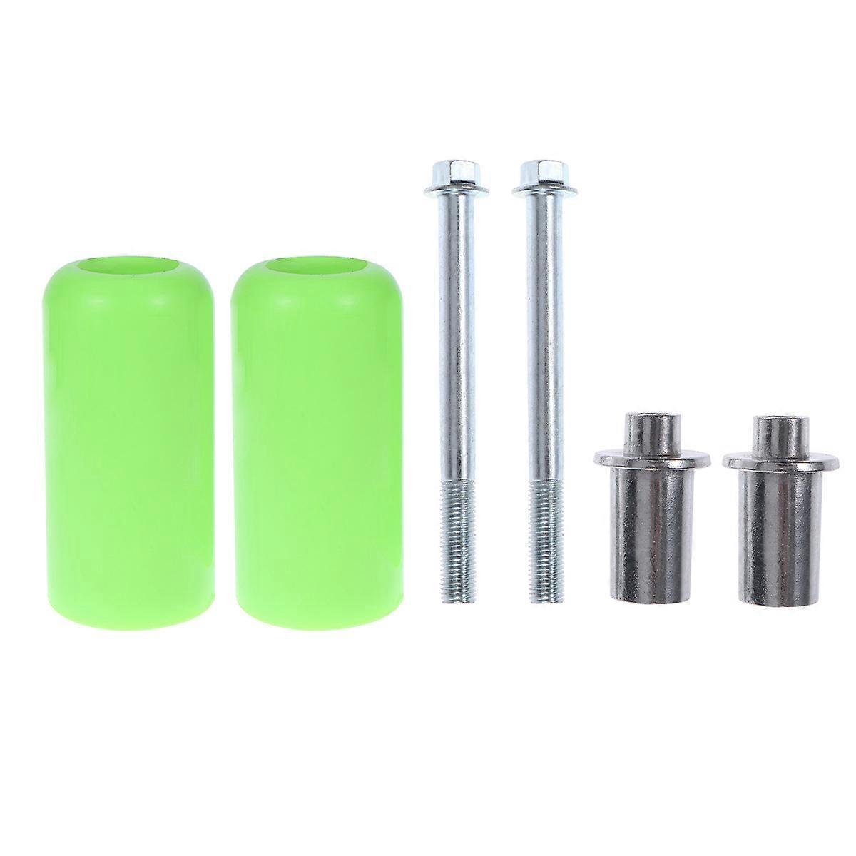Motorcycle Body Frame Slider Falling Protection Kit for 2Pcs Green