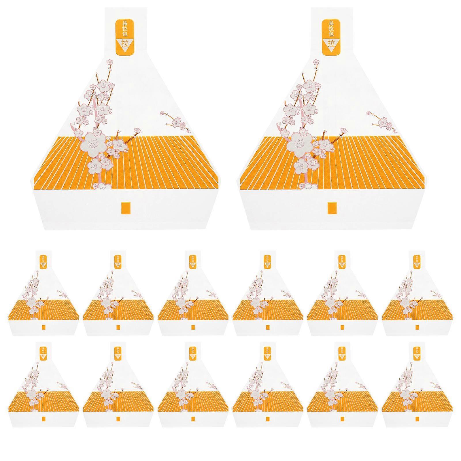 Onigiri Wrappers Plastic Triangle Onigiri Packaging Bags with 100Pcs Quantity