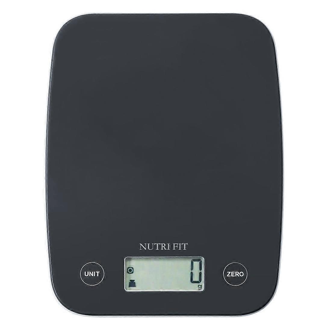 Digital Kitchen Scale 11lb 1g Precision for Baking and Cooking with LCD Display and Tare Function Ink Black