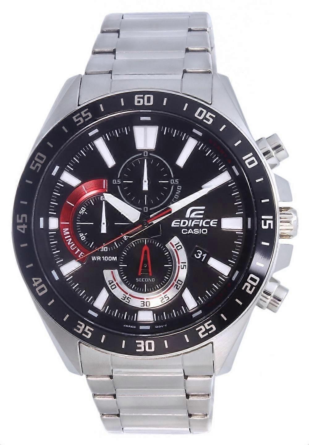 Casio Edifice Chronograph Analog Quartz EFV-620D-1A4V EFV620D-1A4 100M Men's Watch