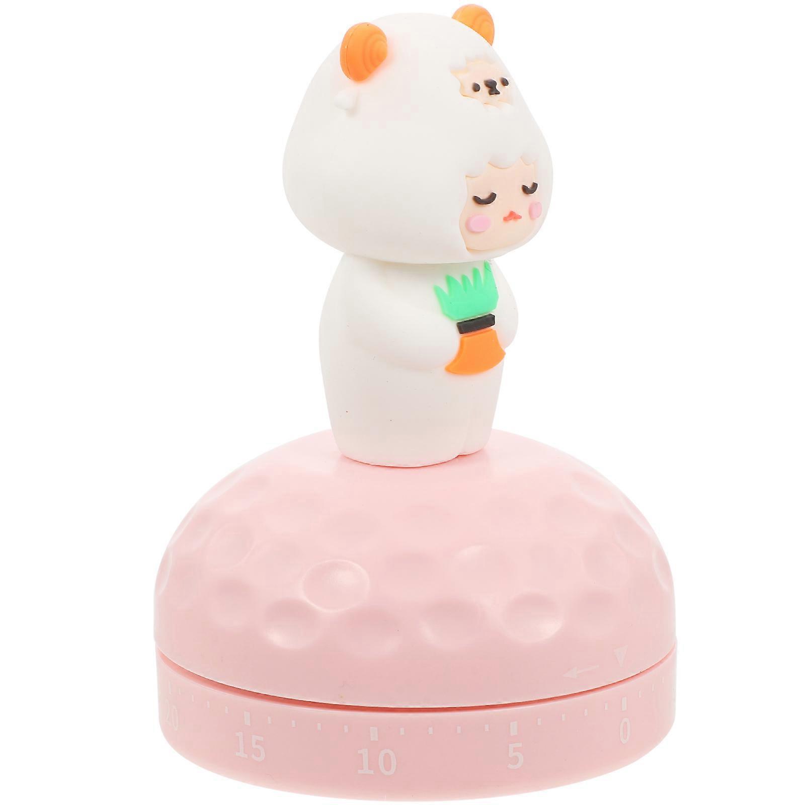 Mechanical Designed Countdown Timer Cartoon Timer For Learning 2.8X2.8X3.9in Multi Color Essential 1Pcs