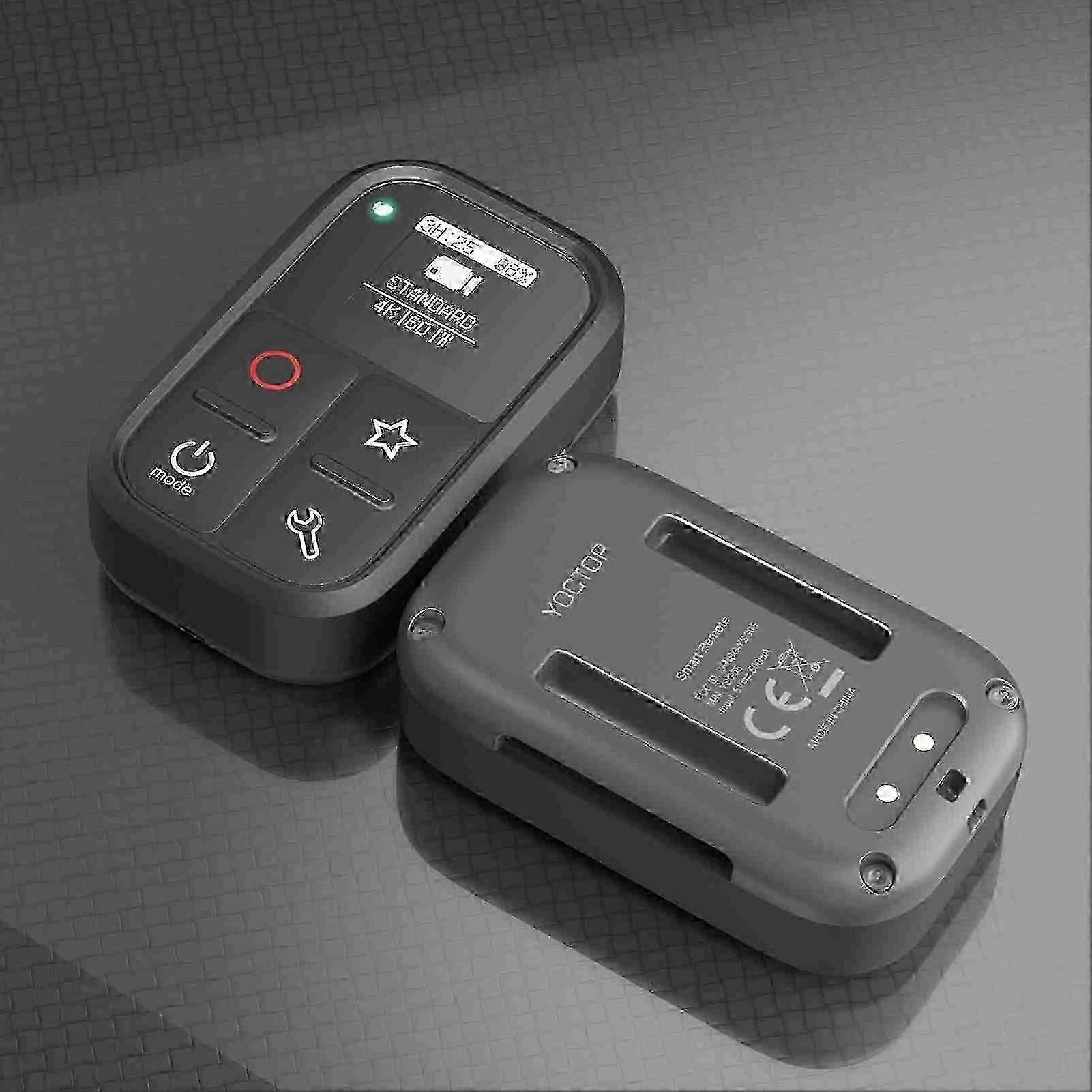 Gopro Remote Control: Oled Display, 80m Range, Compatible With Hero 10/9/8 Black - Max