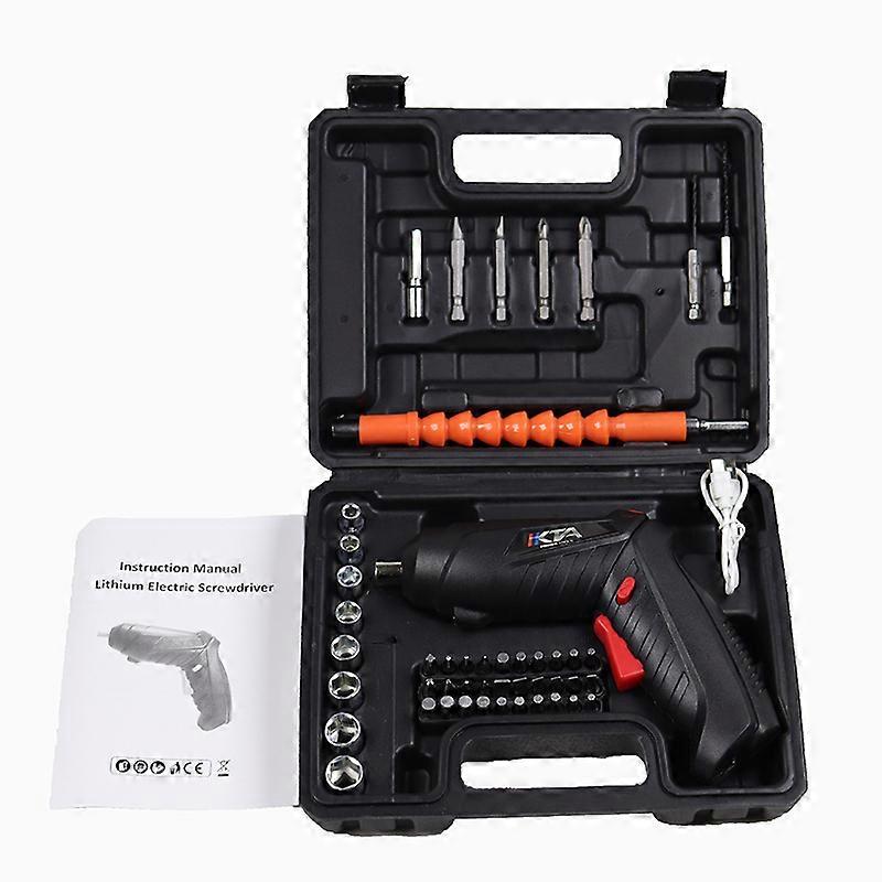New Pattern Multi Functional Electric Screwdriver Set Screwdriver Electric Drill Rechargeable Hand Drill Electric Screwdriver