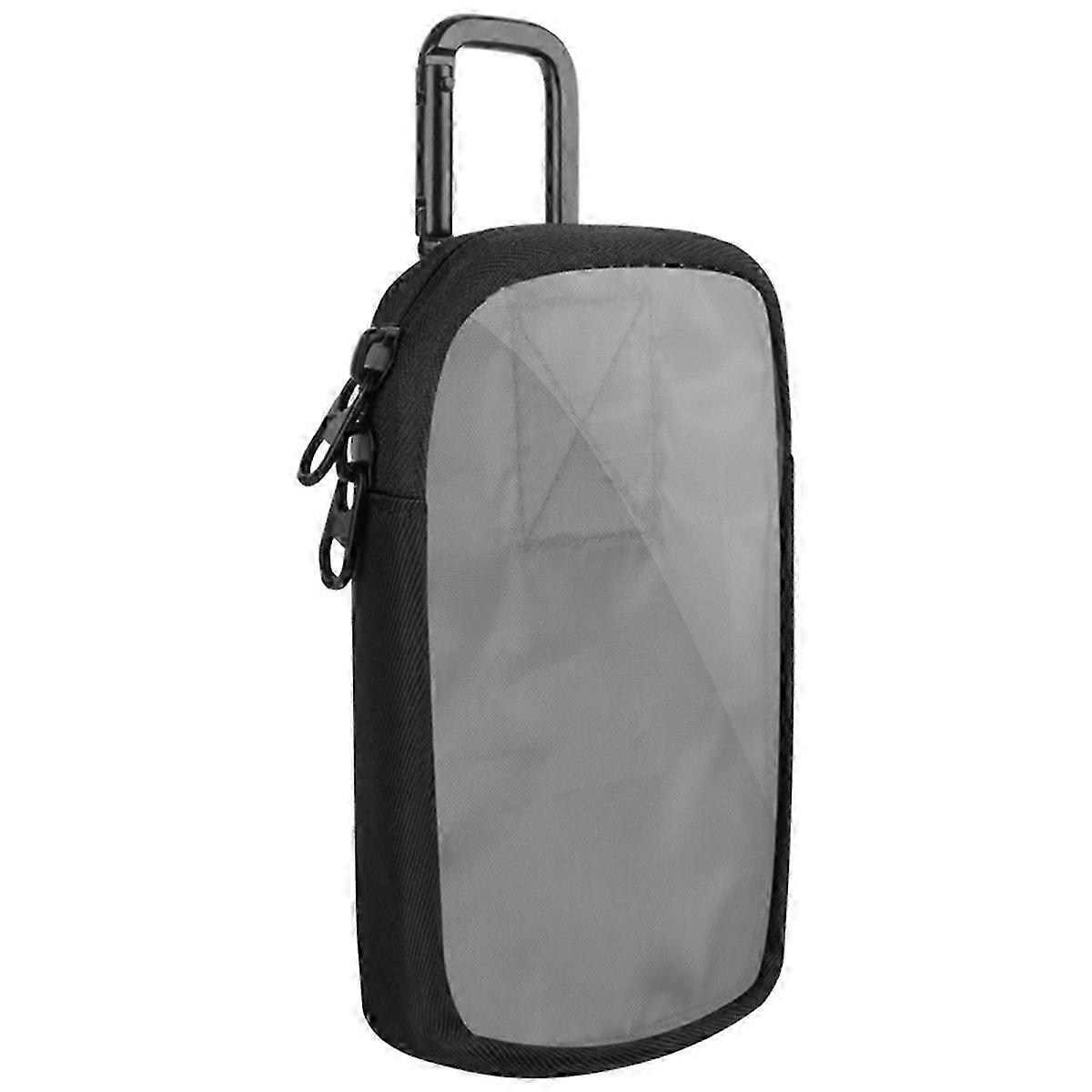 Portable MP3/MP4 Storage Bag with Clear Window & Buckle Closure