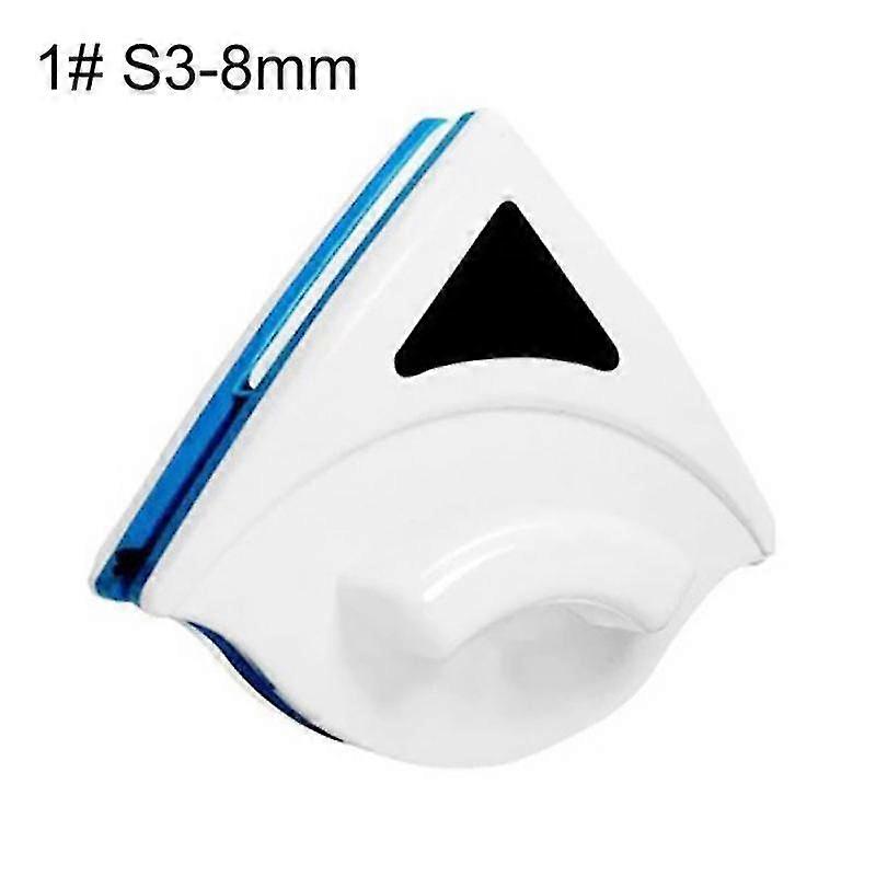 Household Triangle Double Sided Magnetic Window Glass Wipe Brush Scraper Cleaner