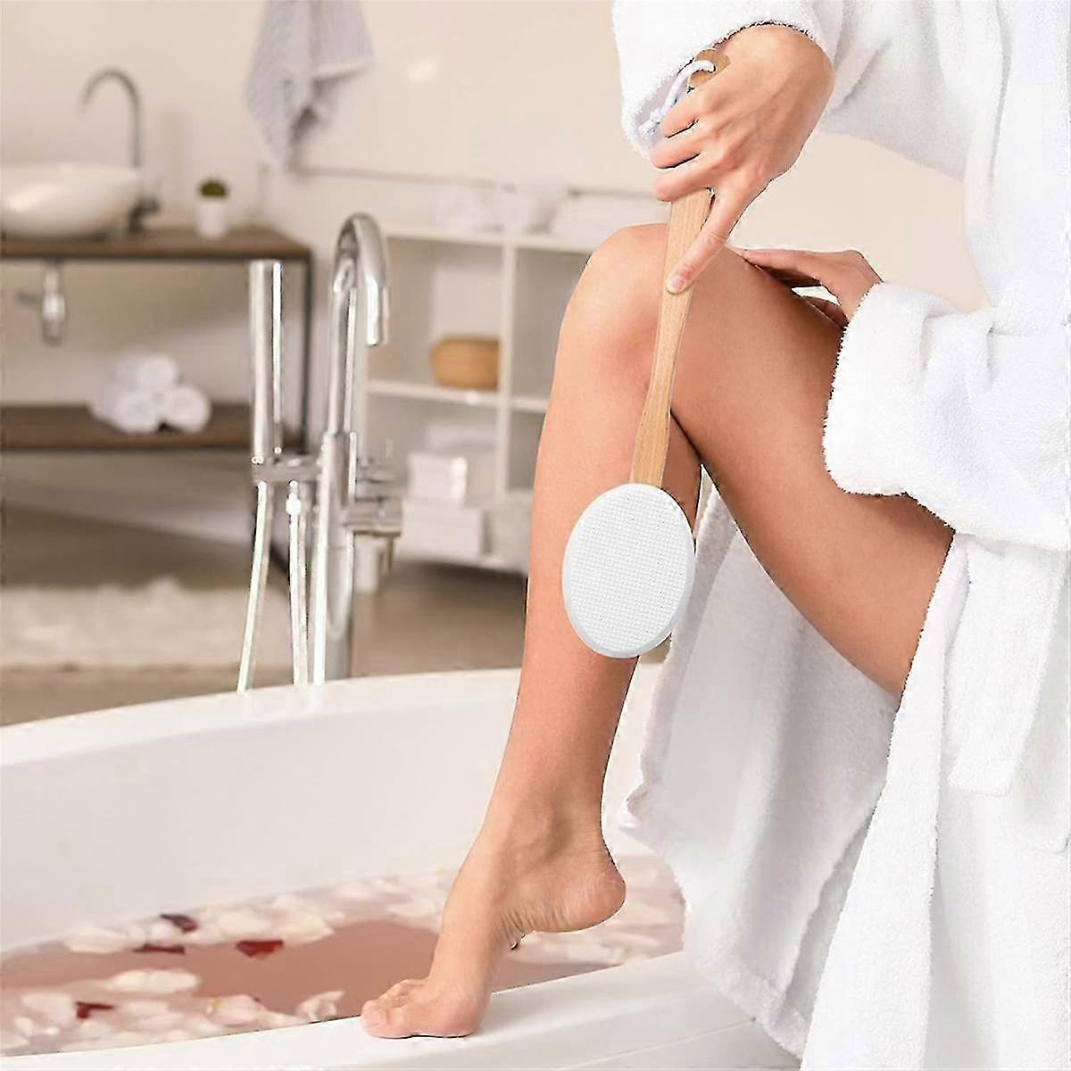 Lotion Applicator compatible Back, Feet, 4 Replaceable Pads, 1 Long Handle, Back Lotion Applicator c