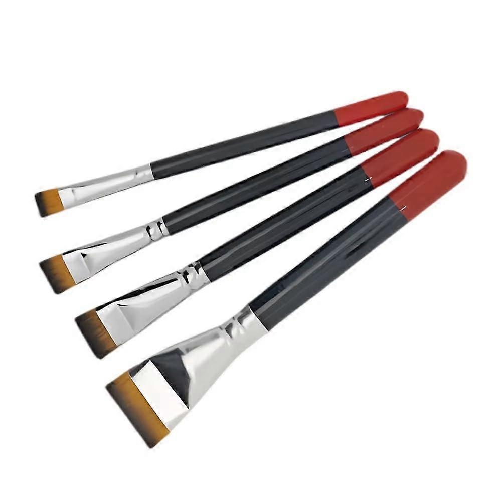 Lacquer Brush with Short Haired Nylon Bristles for Smooth Finish and Precise Lacquerware Painting