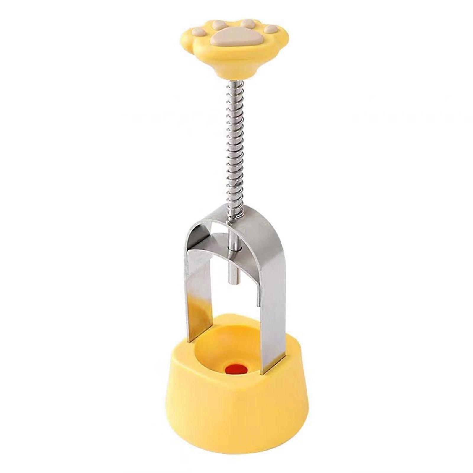 Stainless Steel Cherry Pitter Tool with Ergonomic Grip for Dates and Fruit Coring Kitchen Use
