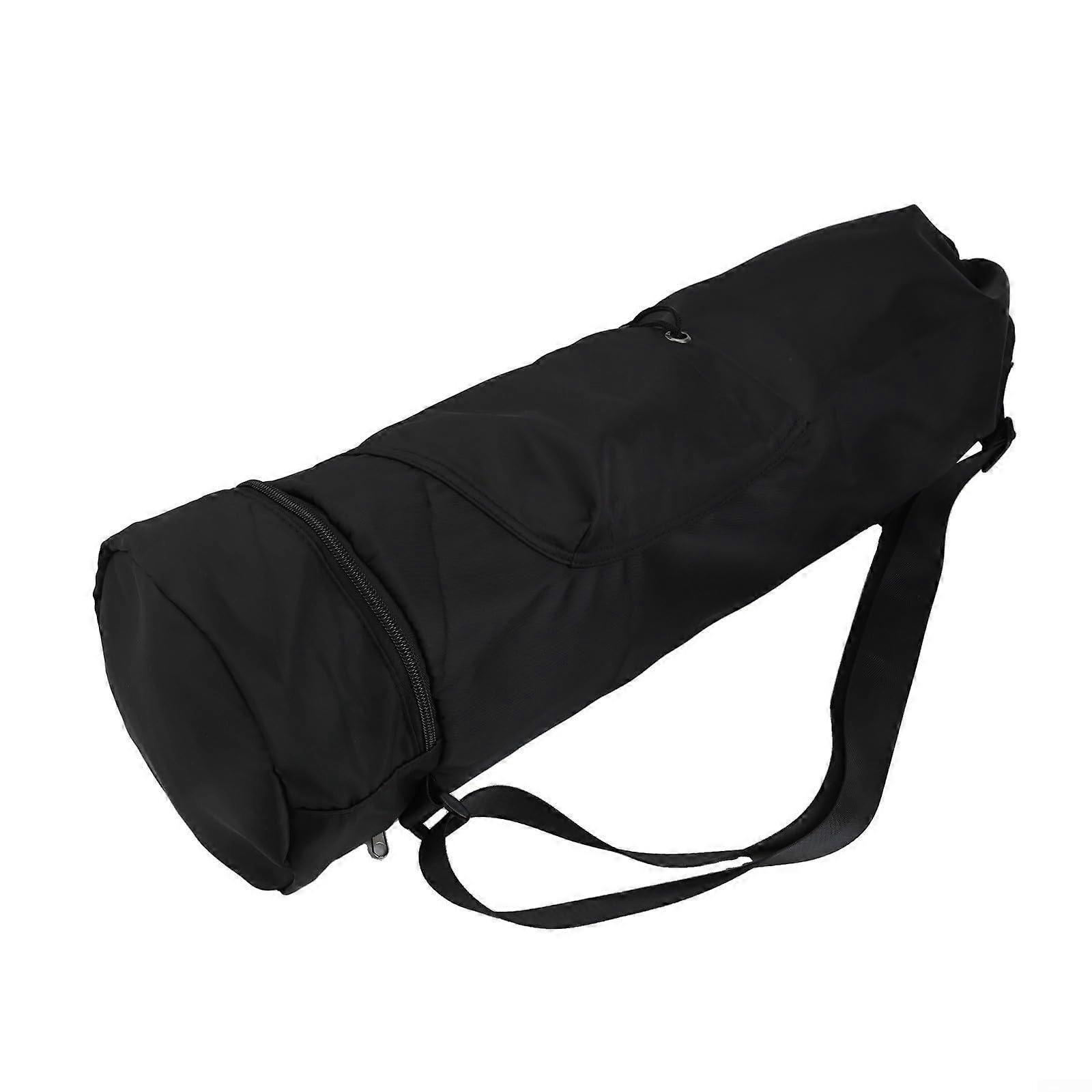 Waterproof Yoga Mat Bag with Adjustable Strap Beige Carrier for Outdoor Practice