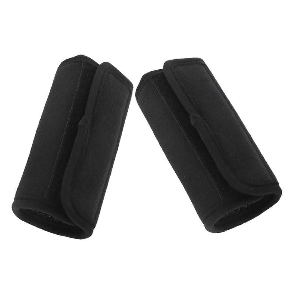 Cane Handle Grip Covers with Soft Comfort Grip, AntiSlip Texture and Secure Wrist Strap Black