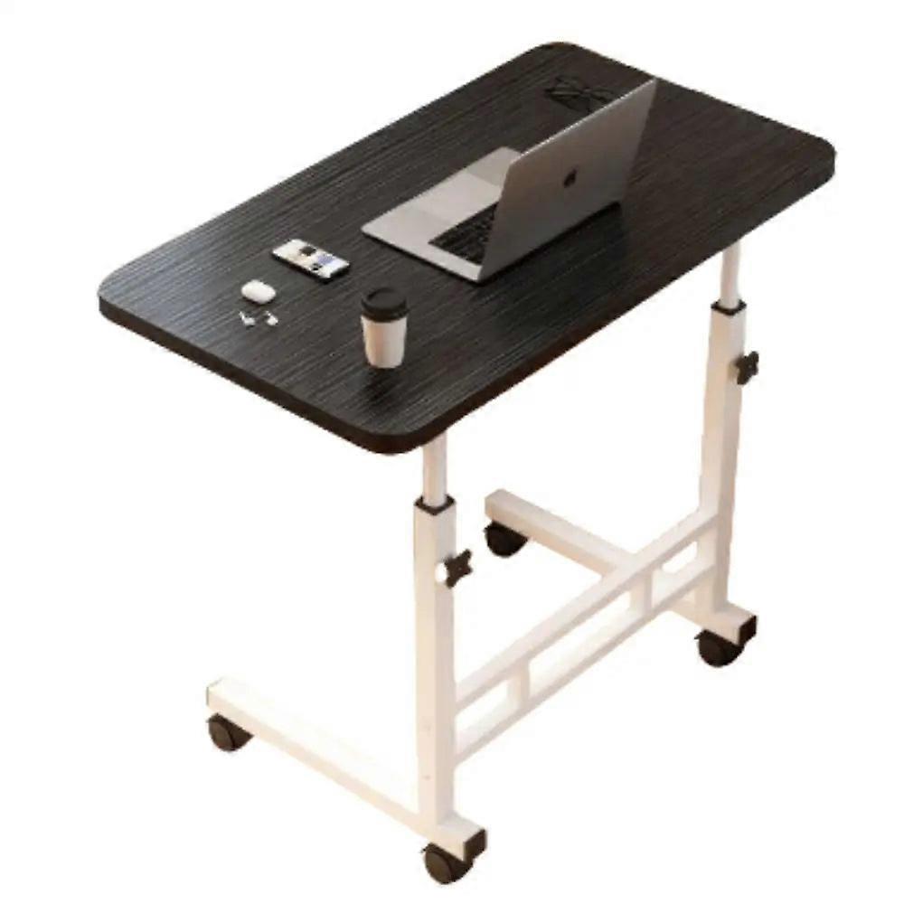 Compact Adjustable Bedside Work Desk With A 4-wheel Mobile Design