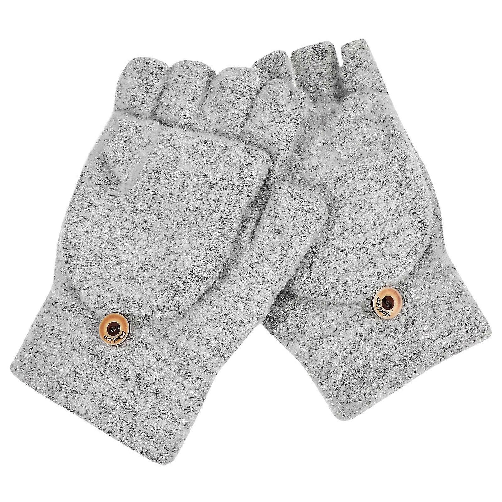 Electric Heating Half Finger Gloves USB Heated Gloves 1Pair Winter Warmth