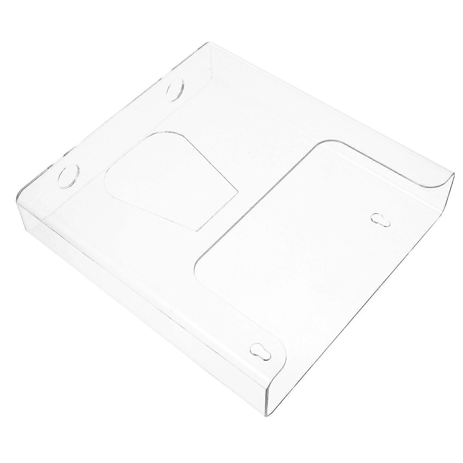 Clear Acrylic Brochure Organizer for Office Use Wall Mount Rack