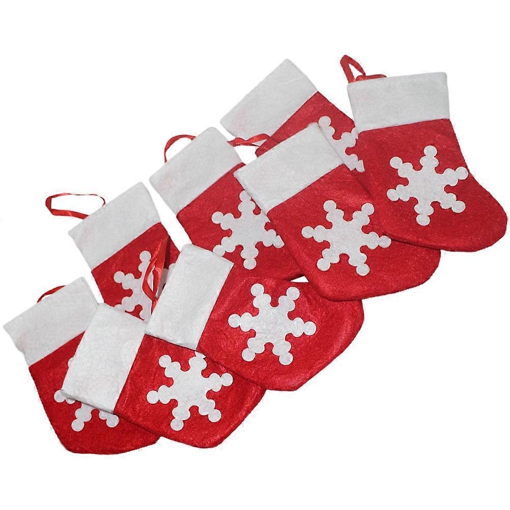 Dinner Table Decorations Xmas Tableware Holders for 8Pcs Christmas Party