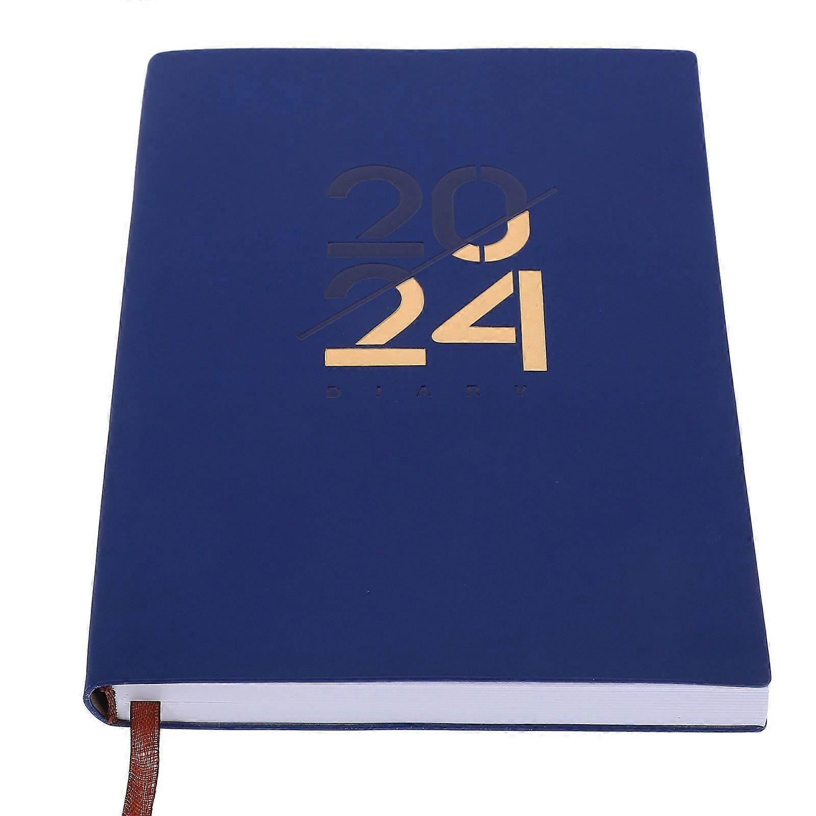Weekly Planner Notebook for Students and Office Workers in Dark Blue Color for Effective Scheduling 1Set