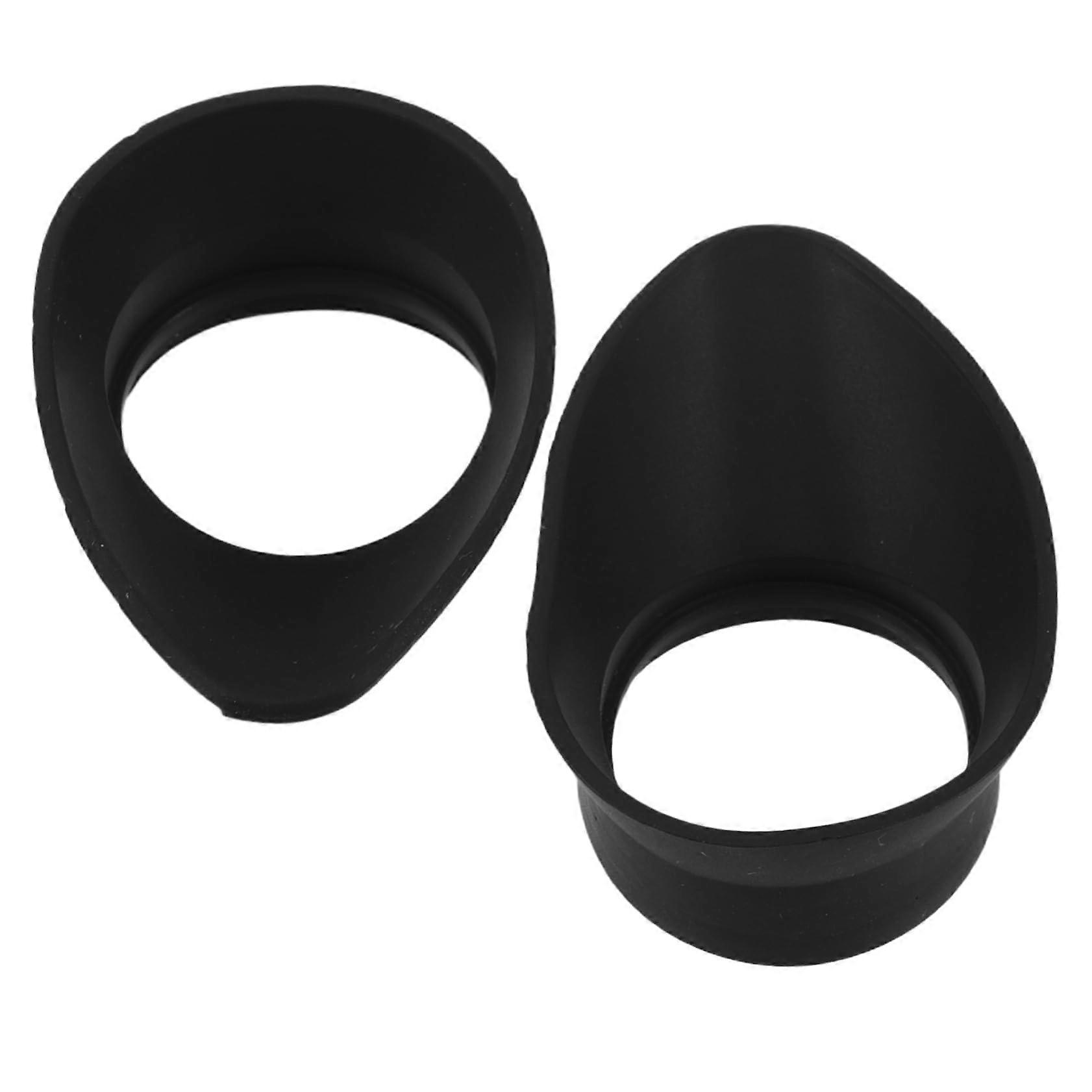 Microscope Eyepiece Covers 2PCS Rubber Eyecups Light Blocking Antiglare ImpactResistant Fit