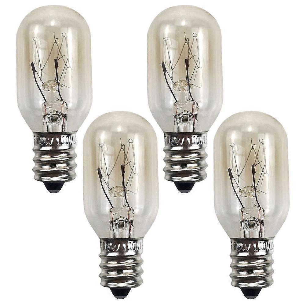 Microwave Bulb E12 Halogen Lamp for Oven Appliance 4Pcs Pack