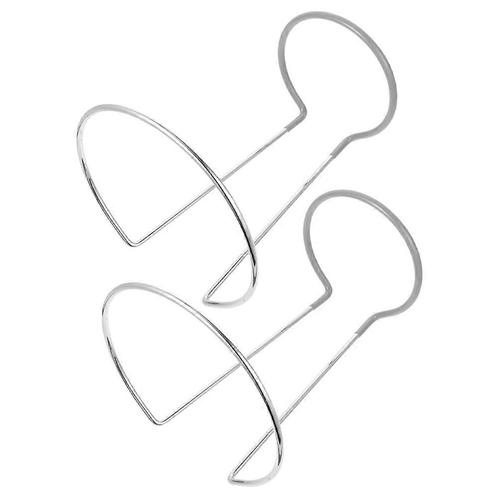 Wine Decanter Drying Stand for Draining 2Pcs Iron Holder for Home Use