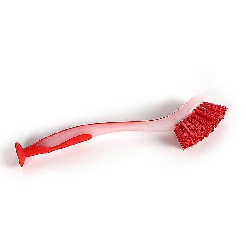 Multi Functional Long Handle Cleaning Brush Vertical Suction Kitchen Red Cleaning Brushes