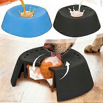 Fressnapf mit Ballfunktion für Hunde, geeignet für flüssige Leckerlis, rutschfester Lecknapf, kompatibel mit Knochenbrühe und Joghurt
