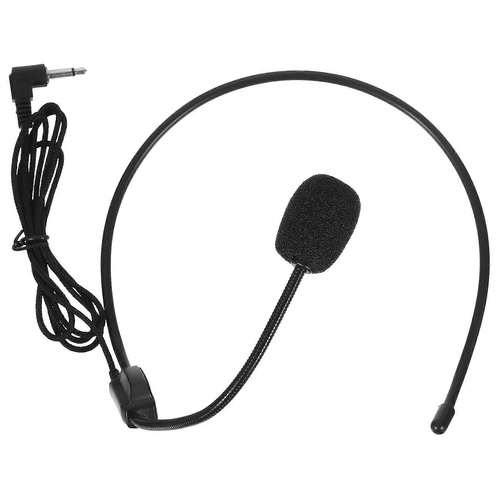 4pcs Microphone Headset Mic Wired Headset Microphone Speaking Presentations Microphones
