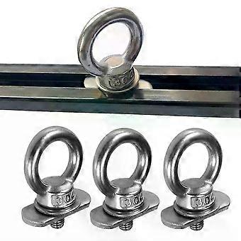 3pcs Kayak Track Mounting Tie Down Eyelet Nut Nutsert Hardware Leash Holder