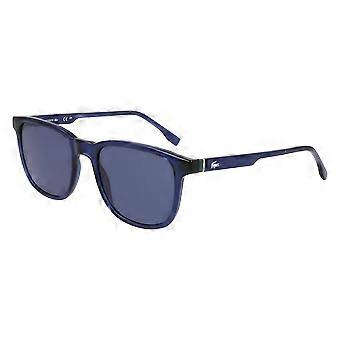 Okulary przeciwsłoneczne LACOSTE L6029S N 410 TRANSPARENT BLUE 53/19/145 MĘSKIE