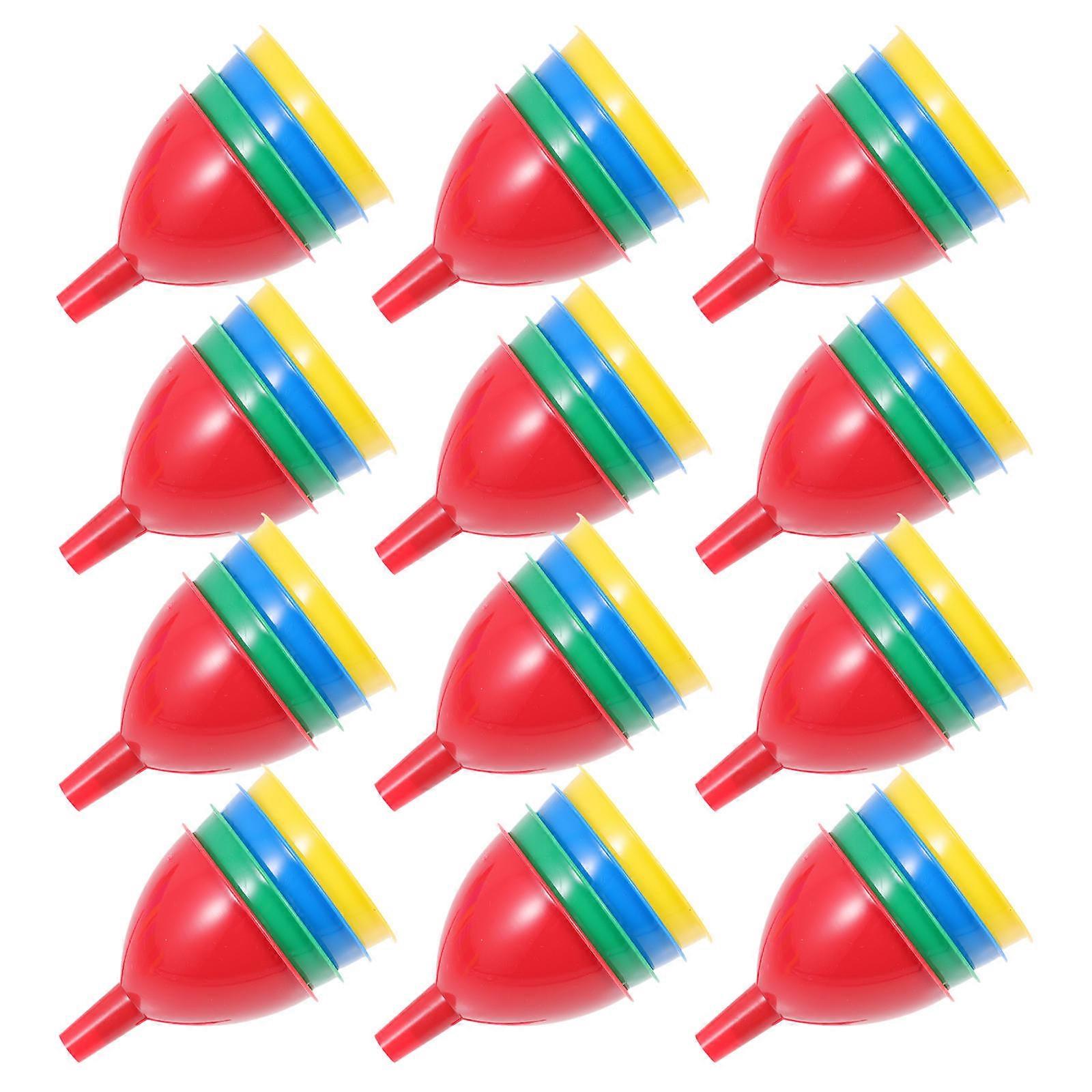 Plastic Small Funnel for Lab Use 50Pcs Multi Color Liquid Transfer Funnels
