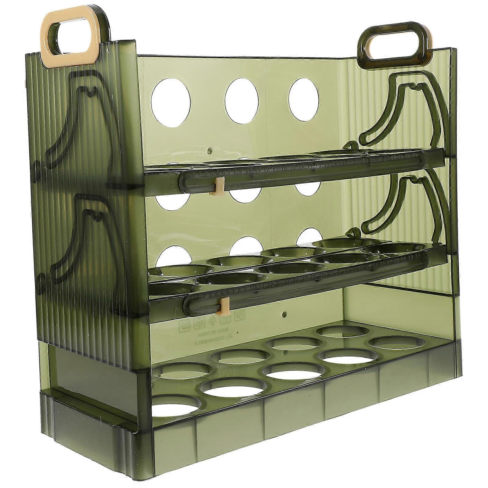 Chicken Egg Storage Box Multi Layer Egg Organizer for Kitchen