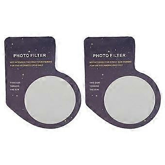 Phone Solar Imaging Lens Camera Protector Eclipse Imaging Enhancing Lens Filter for Smartphone 2pcs FO