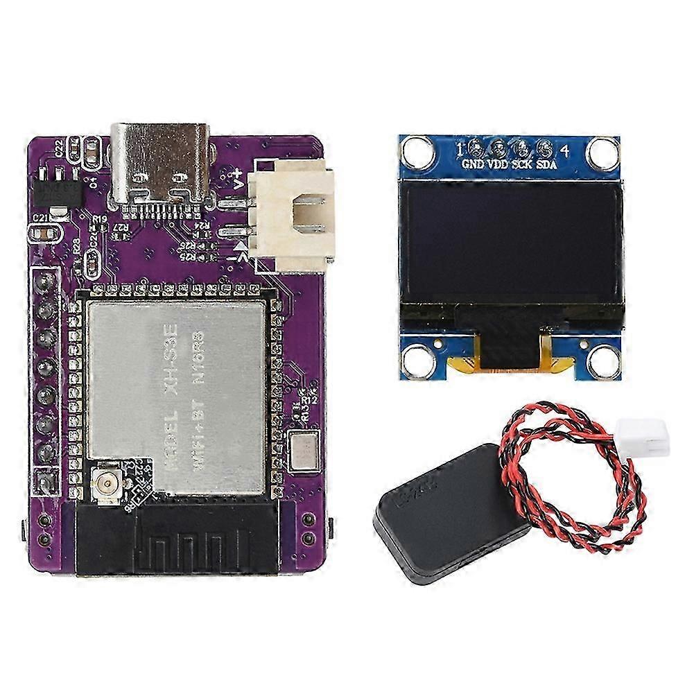 0,96 inç OLED ekranlı, Type-C bağlantı noktalı ESP32-S3-N16R8 Yapay Zeka Sesli Robot Geliştirme Kartı